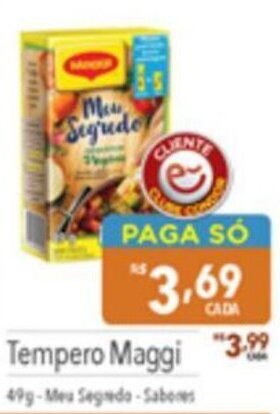 Supermercados Condor Tempero Maggi 49g oferta