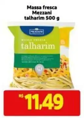 Extra Supermercado Massa fresca Mezzani talharim 500 g oferta