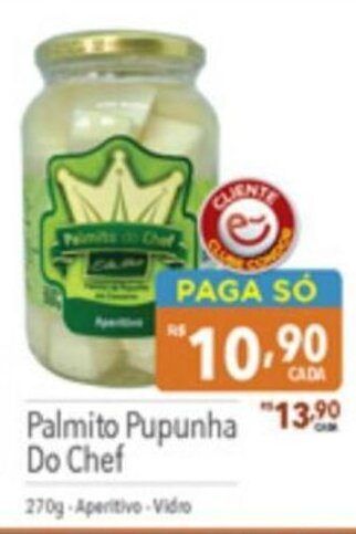 Supermercados Condor Palmito Pupunha Do Chef 270g oferta