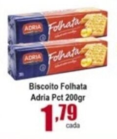 Higa's Supermercado Biscoito Folhata Adria pct 200g oferta