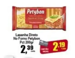 Lasanha direto No Fomo Petybom 200g