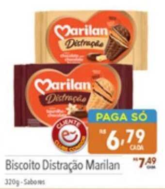 Supermercados Condor Biscoito Distração Marilan 320g sabores oferta