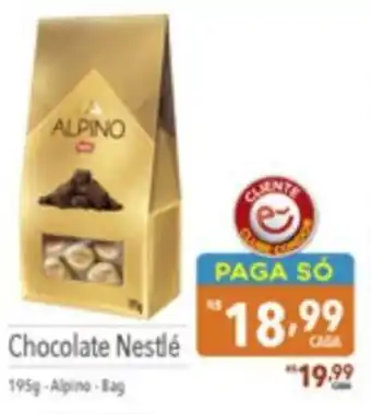 Supermercados Condor Chocolate Nestlé 195g-Alpino-Bag oferta