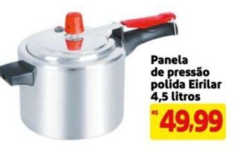 Extra Supermercado Panela de pressão polida Eirilar 4,5 litros oferta