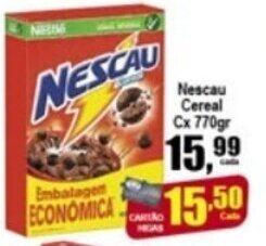 Higa's Supermercado Nescau Cereal Cx 770g oferta