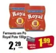 Higa's Supermercado Fermento em po Royal 100g oferta