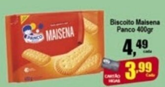 Higa's Supermercado Biscoito Maisena panco 400g oferta