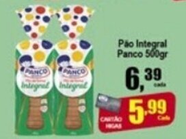 Pao Integral Panco 500g