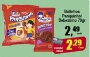 Bolinhos Panquinho/ Bebezinho 70g