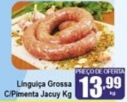 Linguica Grossa c/Pimenta Jacuy 1kg