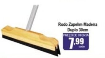 Rodo Zapelim Madeira Duplo 30cm