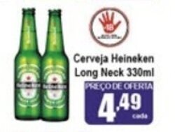 Higa's Supermercado Cerveja Heineken Long Neck 330ml oferta