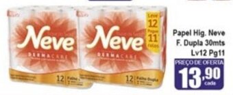 Higa's Supermercado Papel hig. Neve F. Dupla 30mts Lv 12 Pg 11 oferta