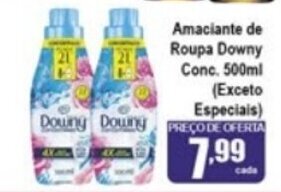 Higa's Supermercado Amaciante de Roupa Downy Conc. 500ml oferta