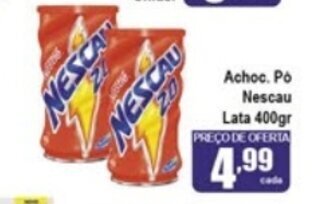 Higa's Supermercado Achoc. po Nescau lata 400g oferta