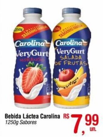 Fort Atacadista Bebida Láctea Carolina 1250g Sabores oferta