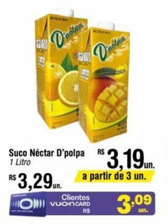 Suco Néctar D'polpa 1 Litro