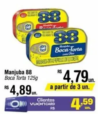 Manjuba 88 Boca Torta 125g