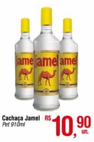 Fort Atacadista Cachaça Jamel Pet 910ml oferta