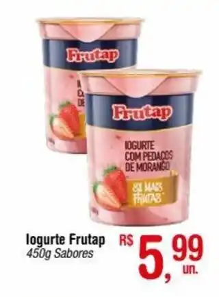 Fort Atacadista logurte Frutap 450g Sabores oferta