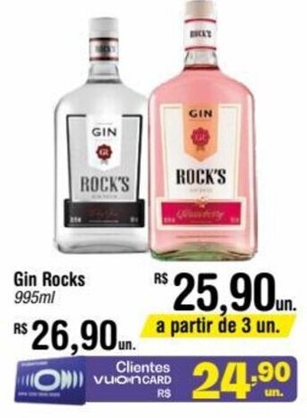 Fort Atacadista Gin Rocks 995ml oferta