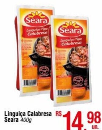 Fort Atacadista Linguiça Calabresa Seara 400g oferta