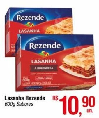 Fort Atacadista Lasanha Rezende 600g Sabores oferta