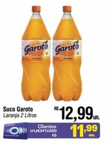 Fort Atacadista Suco Garoto Laranja 2 Litros oferta