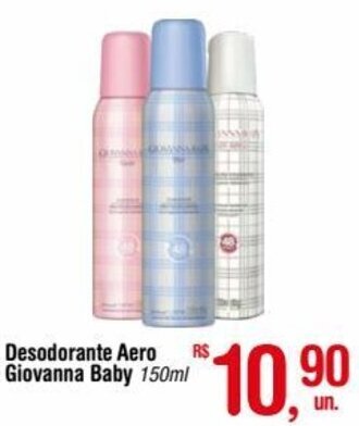 Fort Atacadista Desodorante Aero Giovanna Baby 150ml oferta