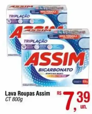 Fort Atacadista Lava Roupas Assim CT 800g oferta