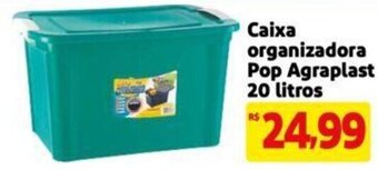 Caixa organizadora Pop Agraplast 20 litros