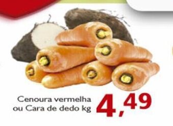 Cenoura vermelha ou Cara de dedo kg