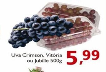 Uva Crimson, Vitória ou Jubille 500g