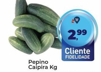 Pepino caipira kg