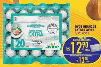 Mercantil Rodrigues Ovos brancos extra avine 20un oferta