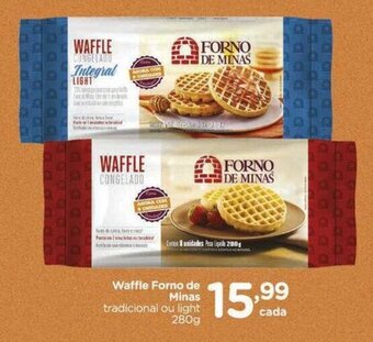 Waffle Forno de Minas tradicional ou light 280g