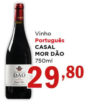 Supermercados Mundial Vinho Português CASAL MOR DÃO 750ml oferta