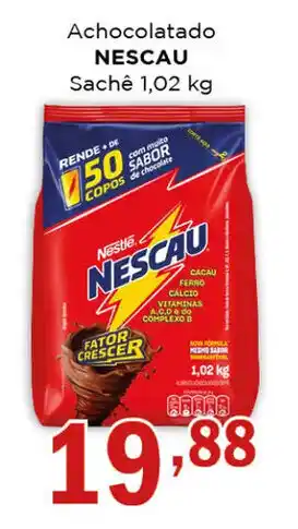 Supermercados Mundial Achocolatado NESCAU Sachê 1,02 kg oferta
