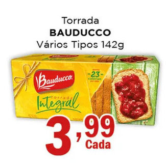 Torrada BAUDUCCO Vários Tipos 142g