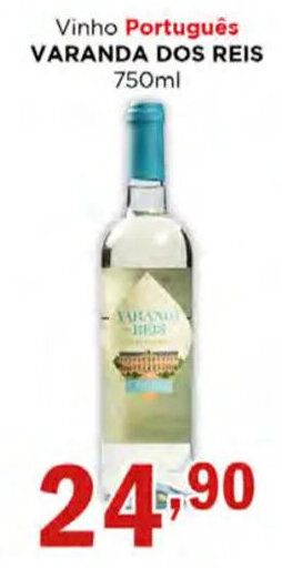 Supermercados Mundial Vinho Português VARANDA DOS REIS 750ml oferta