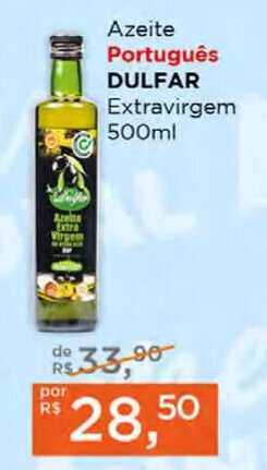 Supermercados Mundial Azeite Português DULFAR Extravirgem 500ml oferta