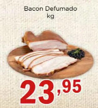 Supermercados Mundial Bacon Defumado kg oferta