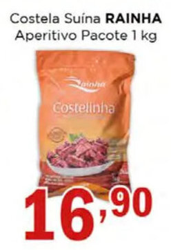Supermercados Mundial Costela Suína RAINHA Aperitivo Pacote 1 kg oferta