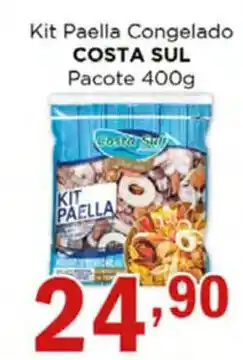Supermercados Mundial Kit Paella Congelado COSTA SUL Pacote 400g oferta