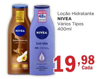Supermercados Mundial Loção Hidratante NIVEA Vários Tipos 400ml oferta