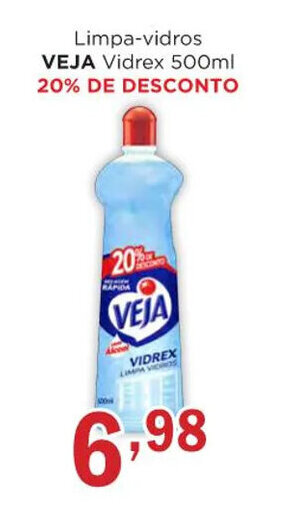 Limpa-vidros VEJA Vidrex 500ml