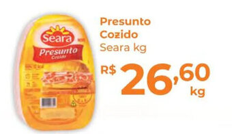 Supermercados Mundial Presunto Cozido Seara kg oferta