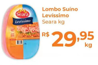 Supermercados Mundial Lombo Suíno Levissimo Seara kg oferta