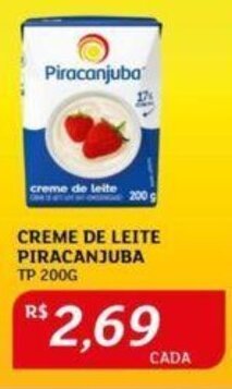 Assaí Atacadista CREME DE LEITE PIRACANJUBA TP 200G oferta