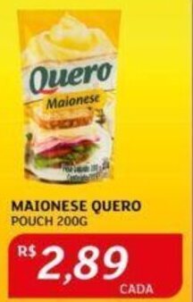 MAIONESE QUERO POUCH 200G